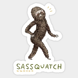 Sassy The Sasquatch Nataku Sticker